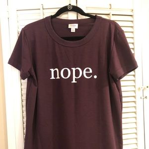 LulaRoe Liv Tee Size S NWOT Super Soft